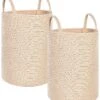 Set Of 2 Cotton Baskets Beige SARYK -Cheap Furniture Store undef src sa picid 849421 type whitesh image