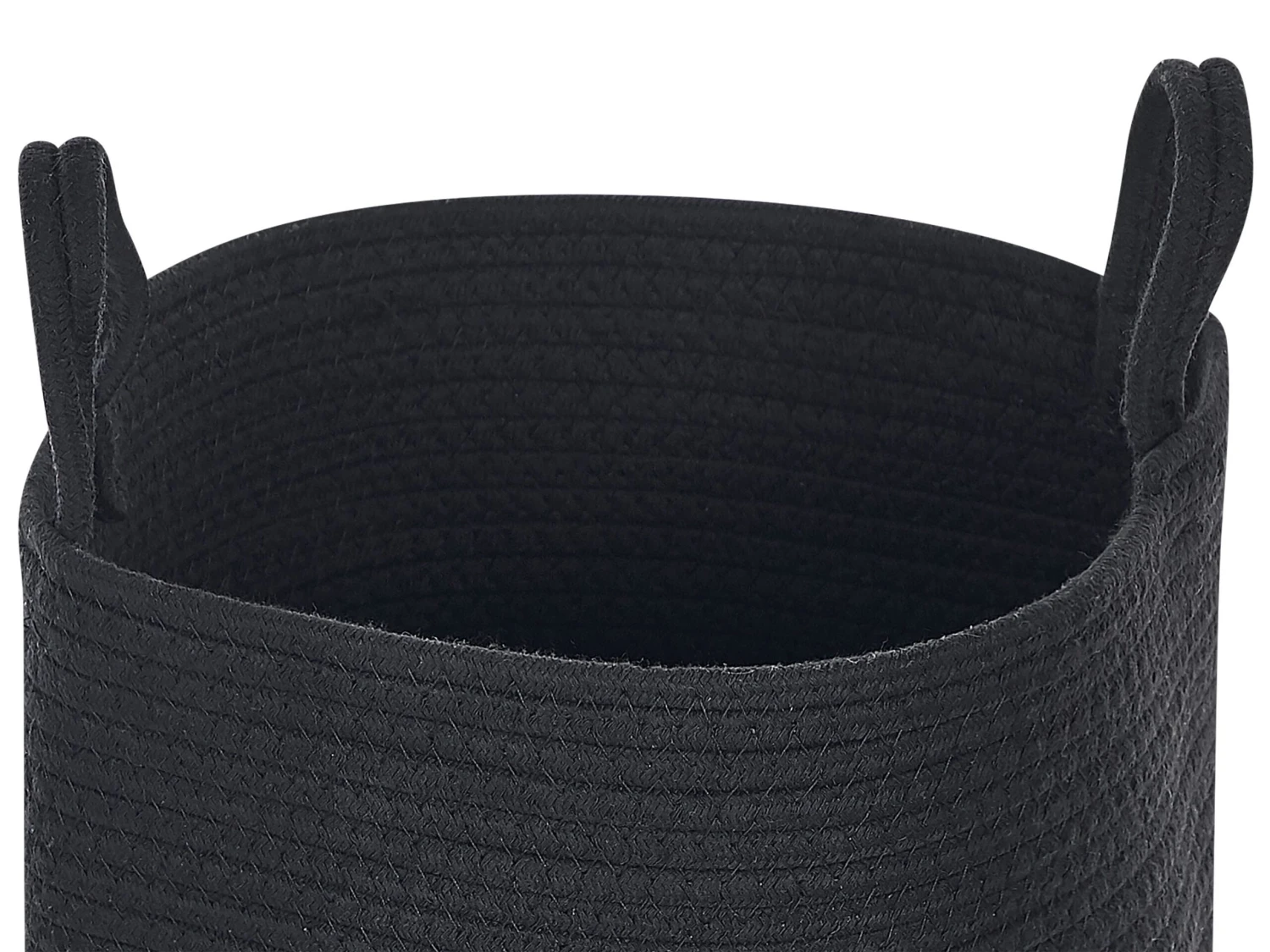 Set Of 2 Cotton Baskets Black SARYK - Image 5