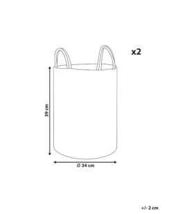 Set Of 2 Cotton Baskets Black SARYK -Cheap Furniture Store undef src sa picid 849438 type whitesh image