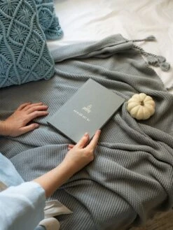 Cotton Macrame Cushion 45 X 40 Cm Blue GOREME -Cheap Furniture Store undef src sa picid 849586 type whitesh image