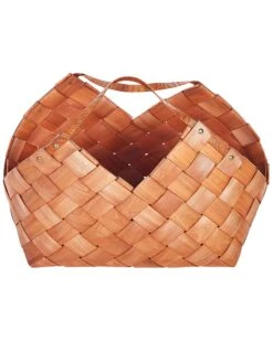 Wooden Basket Natural QARA -Cheap Furniture Store undef src sa picid 849631 type whitesh image