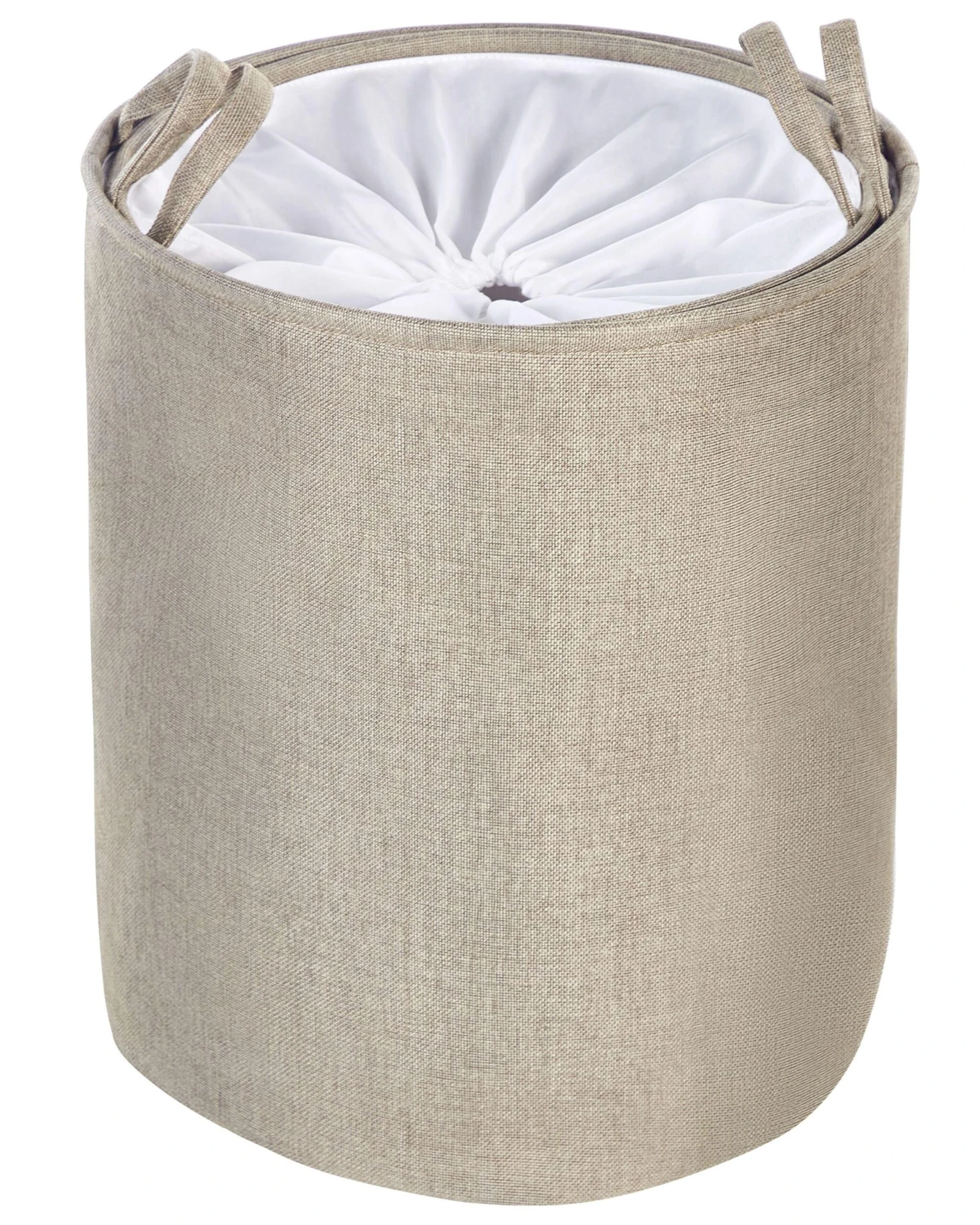 Set Of 2 Fabric Baskets Beige SAMTI 6 Set Of 2 Fabric Baskets Beige SAMTI - Image 4