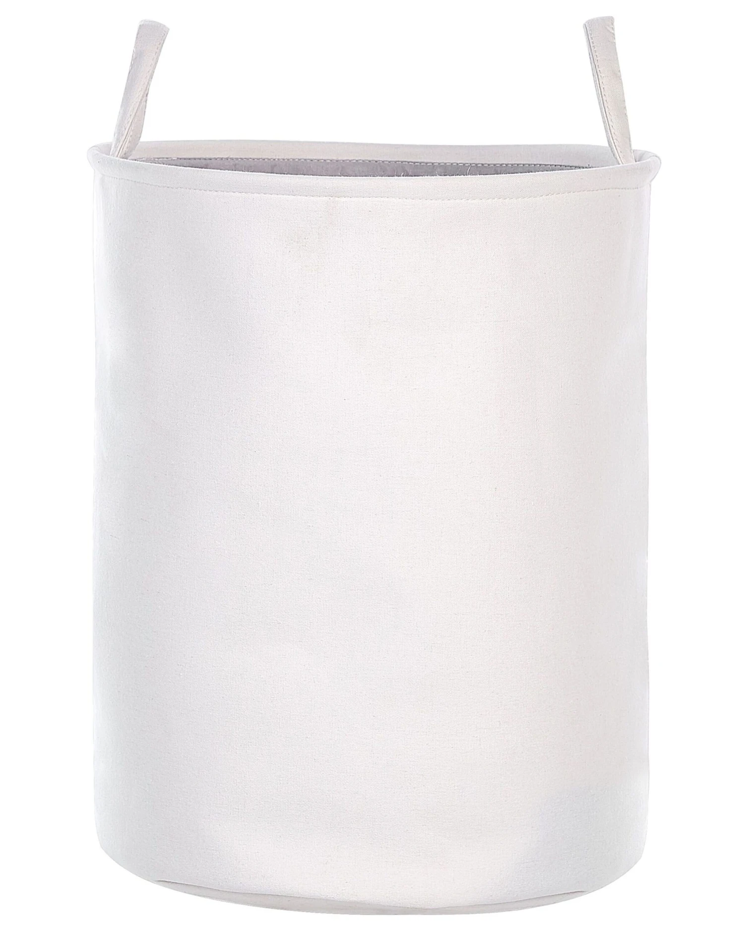 Set Of 2 Fabric Baskets Light White ARCHA - Image 4