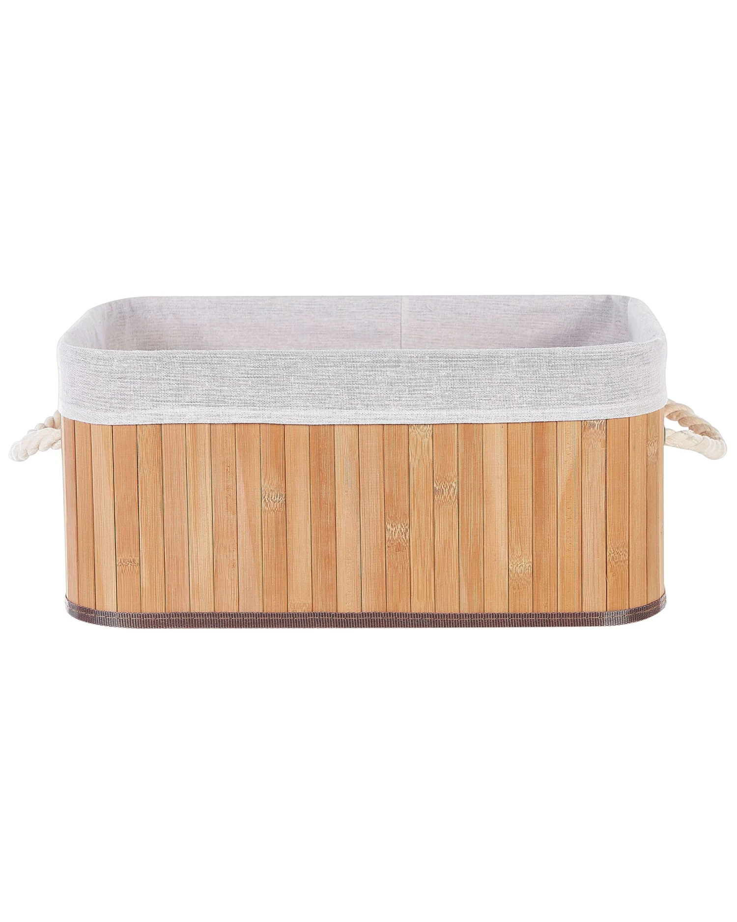 Set Of 5 Bamboo Baskets Light Wood TALPE 5 Set Of 5 Bamboo Baskets Light Wood TALPE - Image 3