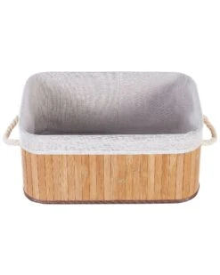 Set Of 5 Bamboo Baskets Light Wood TALPE 19 Set Of 5 Bamboo Baskets Light Wood TALPE -Cheap Furniture Store undef src sa picid 849945 type whitesh image