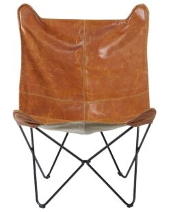 Faux Leather Armchair Brown NYBRO -Cheap Furniture Store undef src sa picid 851181 type whitesh image