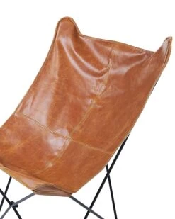 Faux Leather Armchair Brown NYBRO -Cheap Furniture Store undef src sa picid 851183 type whitesh image