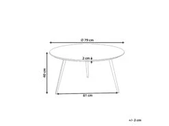 Coffee Table White Marble Effect With Black EFFIE -Cheap Furniture Store undef src sa picid 851388 type whitesh image