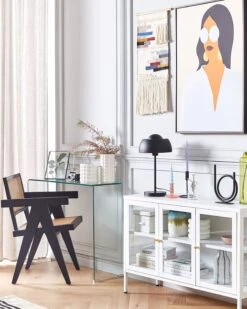 Wooden Chair With Rattan Braid Light Wood And Black WESTBROOK -Cheap Furniture Store undef src sa picid 852752 type whitesh image