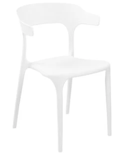 Set Of 8 Dining Chairs White GUBBIO -Cheap Furniture Store undef src sa picid 853005 type whitesh image