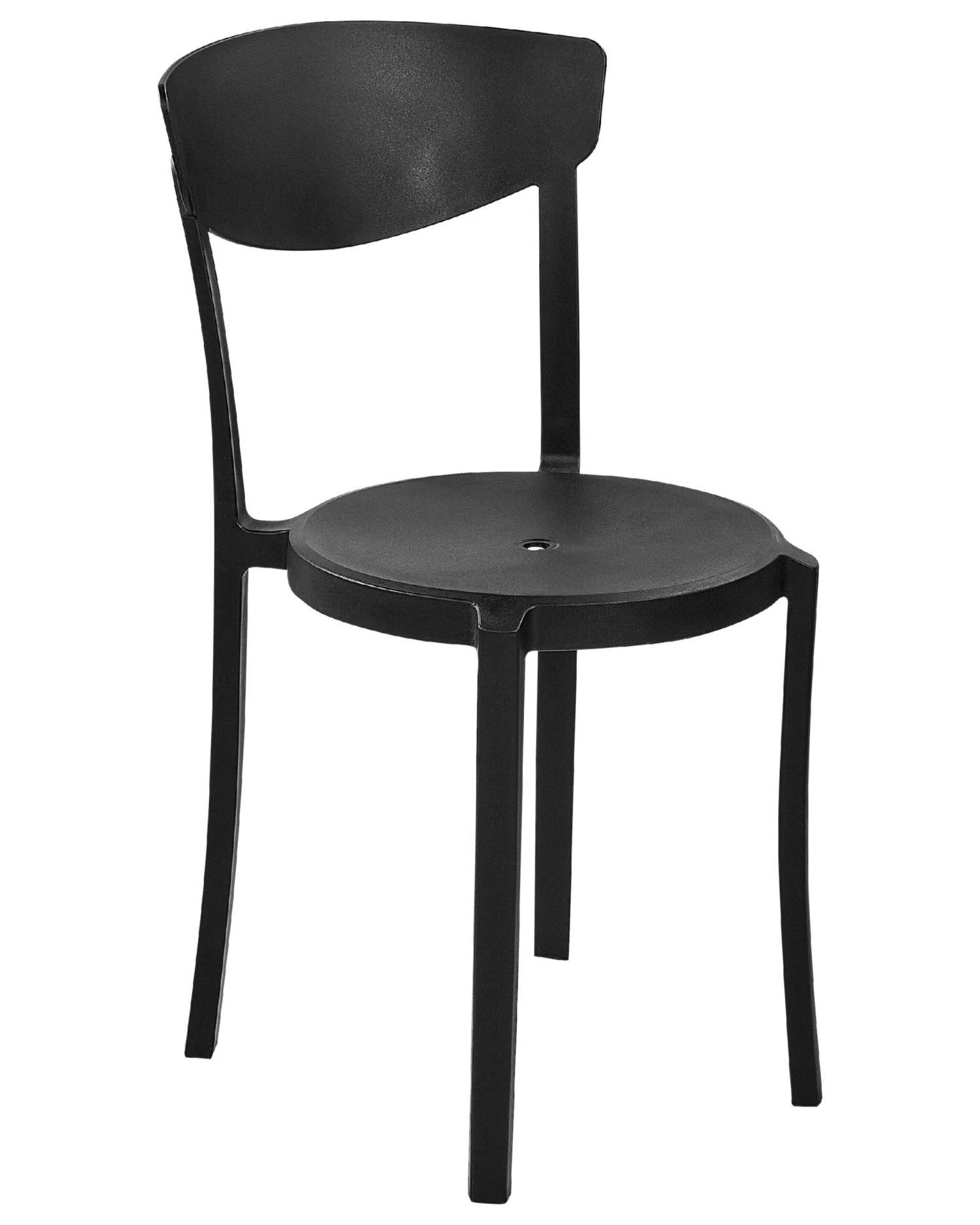 Set Of 8 Dining Chairs Black VIESTE - Image 3