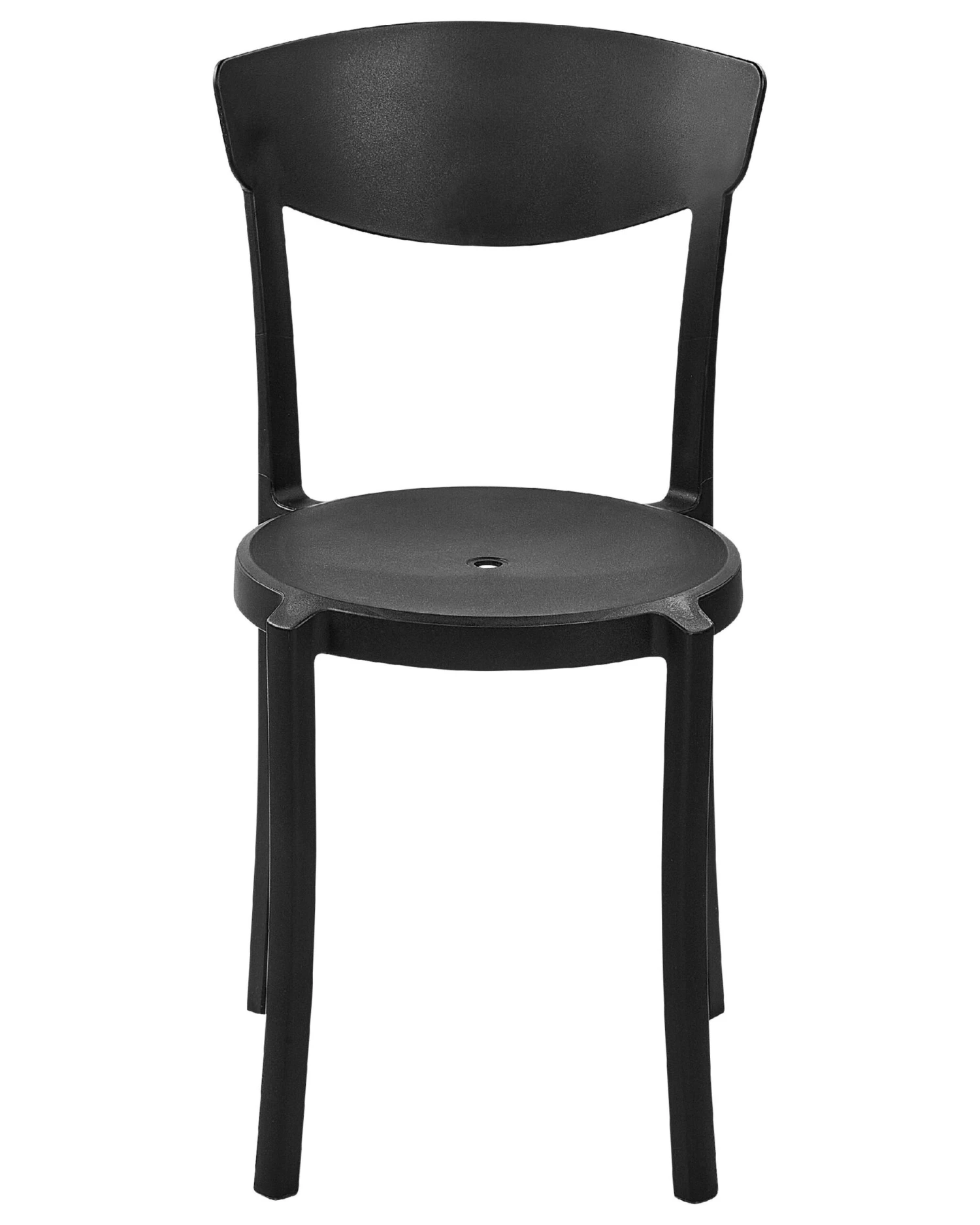 Set Of 8 Dining Chairs Black VIESTE - Image 4