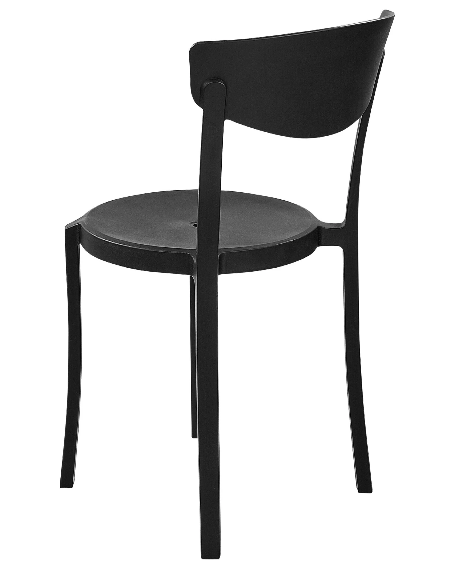 Set Of 8 Dining Chairs Black VIESTE - Image 5