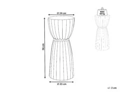 Metal Side Table Gold OUYEN -Cheap Furniture Store undef src sa picid 853745 type whitesh image